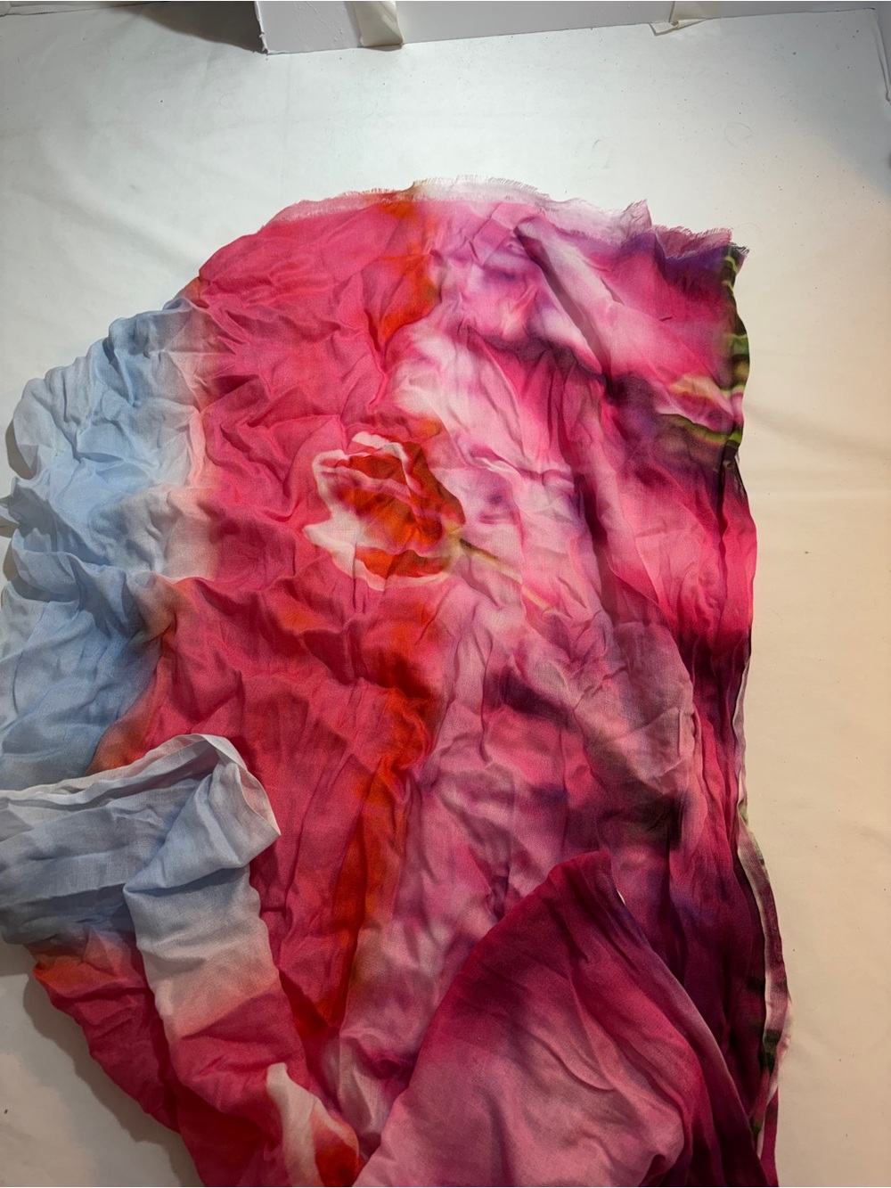 Heritage Vibrant Pink  Floral Scarf